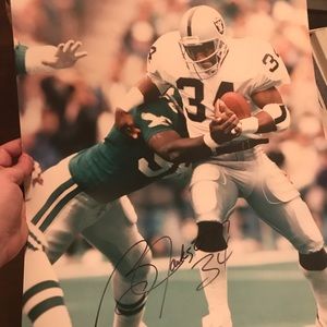 Bo Jackson authentic autographed 16x20 poster